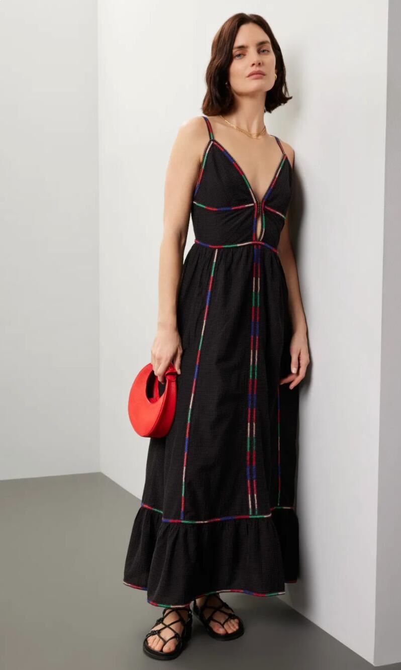 Scotch & Soda Multicolor Embroidery Dress